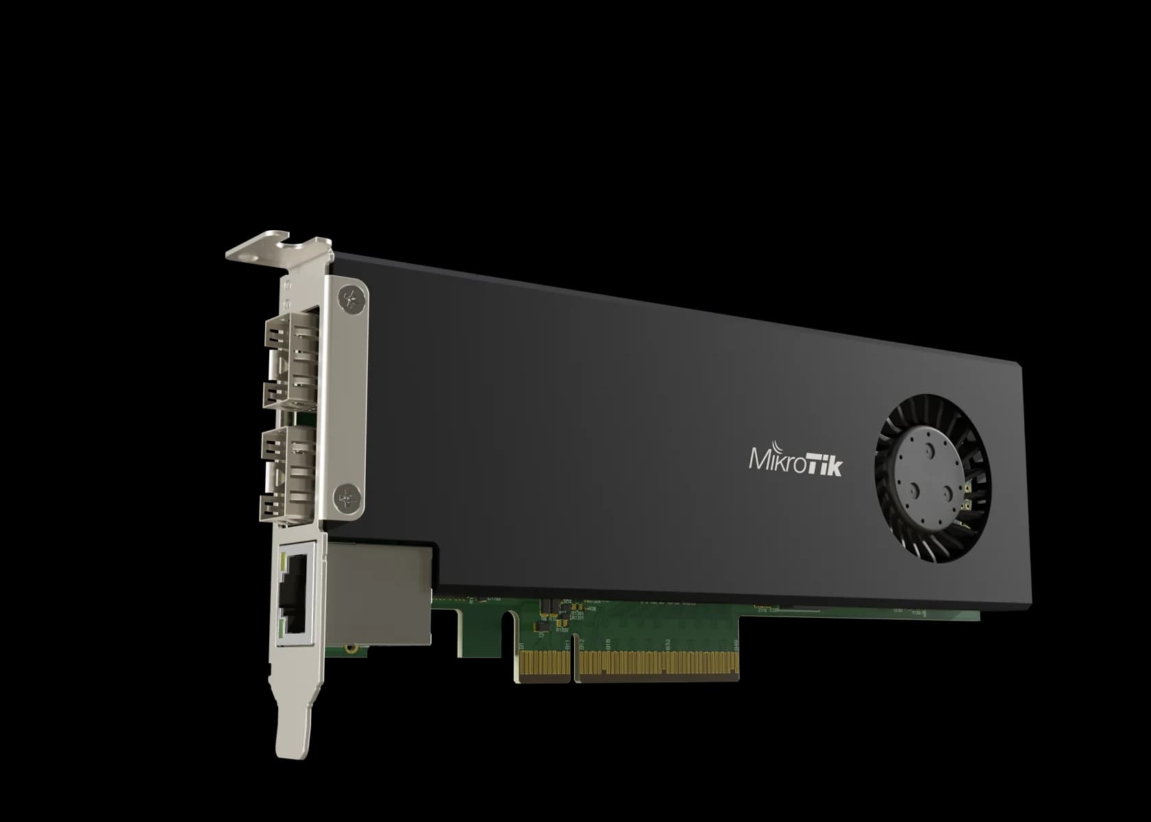 نمای اصلی MikroTik CCR2004-1G-2XS-PCIe